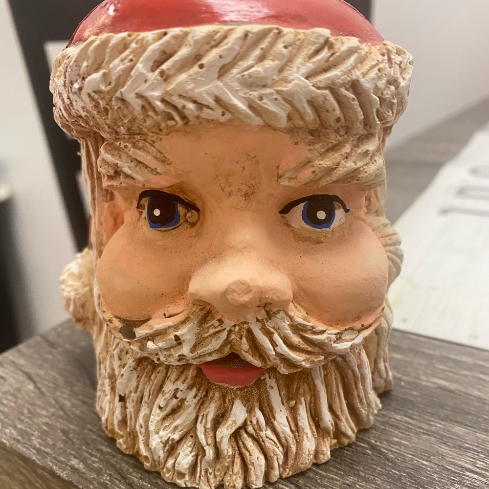 Santa 🎅🏼 head candle holder